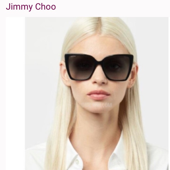 Jimmy Choo Sunglasses LESSIE/S 807 9O Black Gray Gradient main image 2
